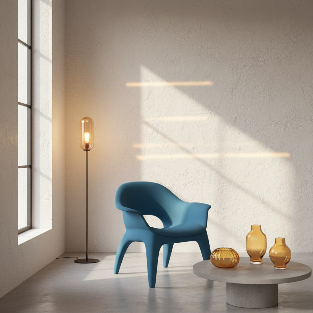 Original interior image generated in Haloform