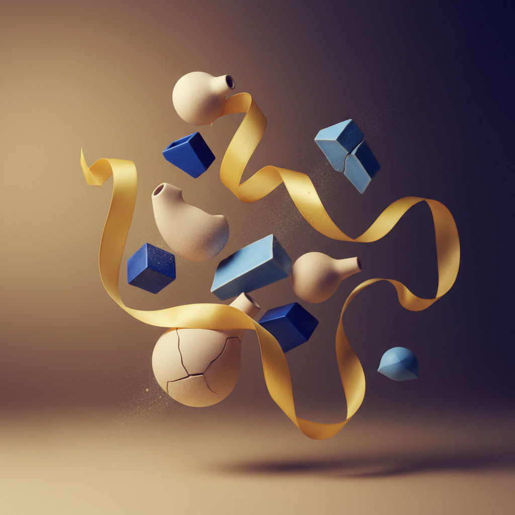 Original surreal still life generated in Haloform